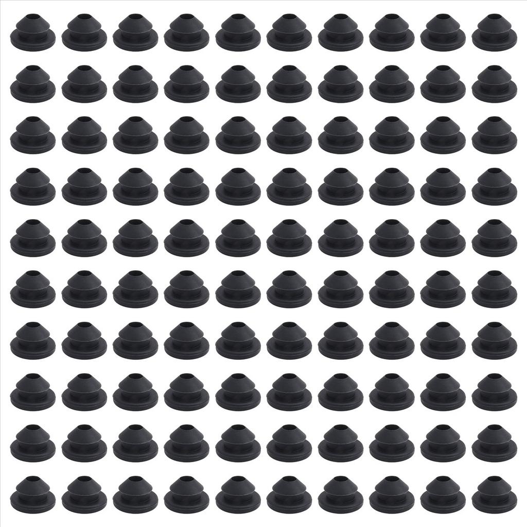 A78U 100PCS Cable Railing Rubber Grommets for 1/8Inch 5/32Inch 3/16Inch Cable for Metal Cable Railing Posts,Cable Railing Kit