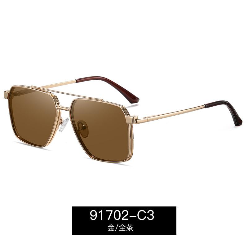 Magnetic Myopia Luxury Sunglasses Fashion Square Male Sun Glasses 2 In 1 Clip On Blue Light Blocking