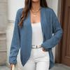 Women's Casual Fashion Long-sleeved Cardigan Knitted  Jacket