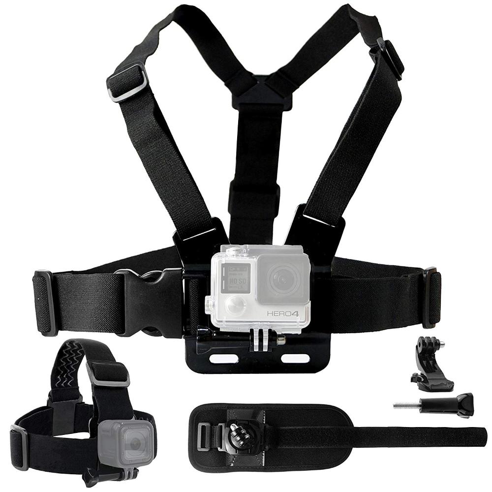 Chest Strap Mount Belt for Gopro Hero 12 11 9 8 7 6 5+ 4 Xiaomi Yi 4K Action Camera Chest Harness for Insta360 Sport Accessories