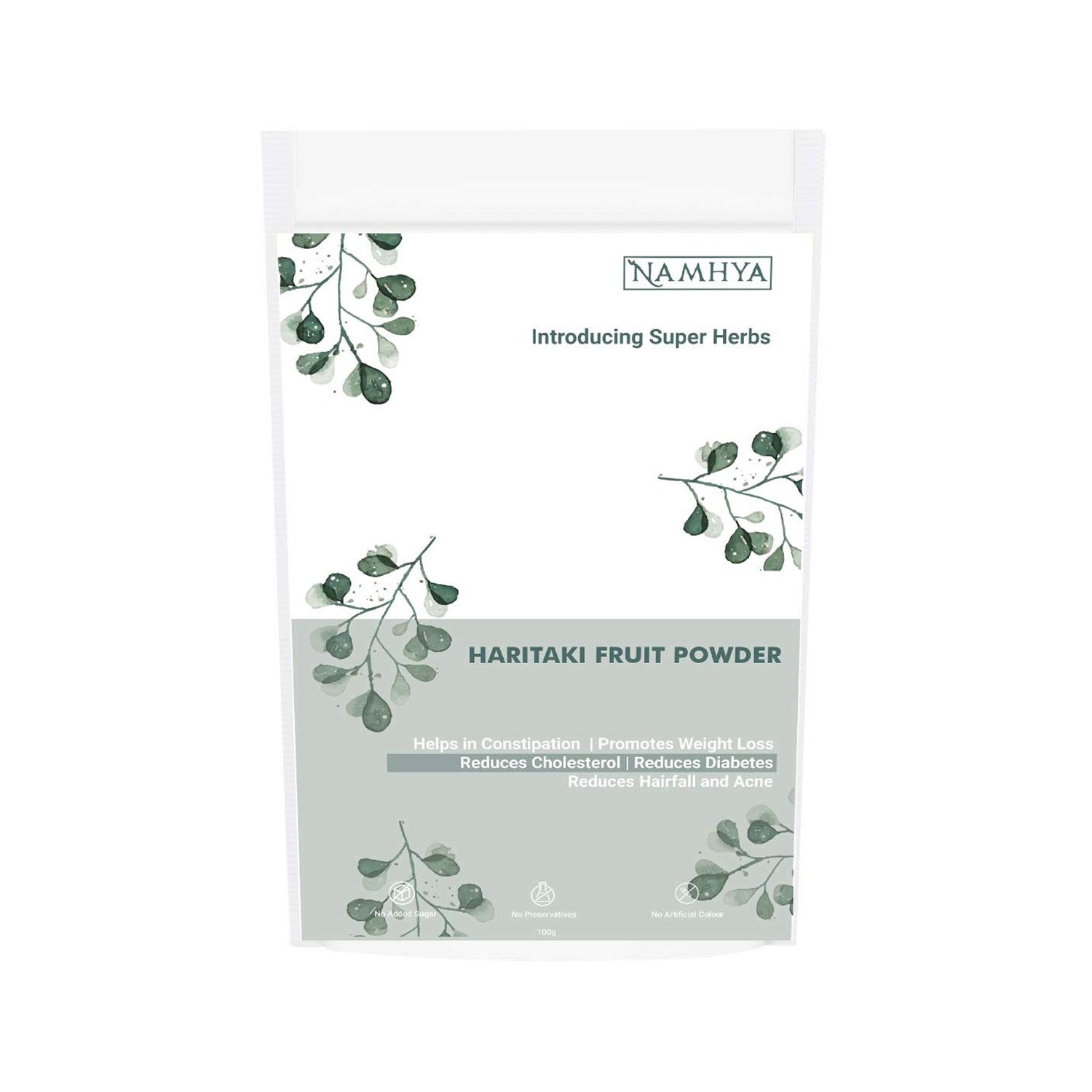 

Namhya Haritaki Fruit Powder Super Herb Natural Liver Detox 3.5 oz (Pack of 3)