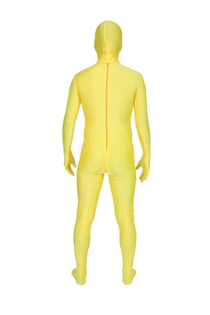 Clearstone Invisible Man Cosplay Halloween Full Body Zentai Suit, Pantex, Unisex, Size M, Yellow