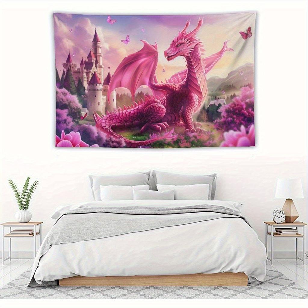 1pc Zodiac Butterflies sun Tapestry Wall Hanging  Unique Design Indoor Decor for Bedroom Living Room Balcony  Artistic Home