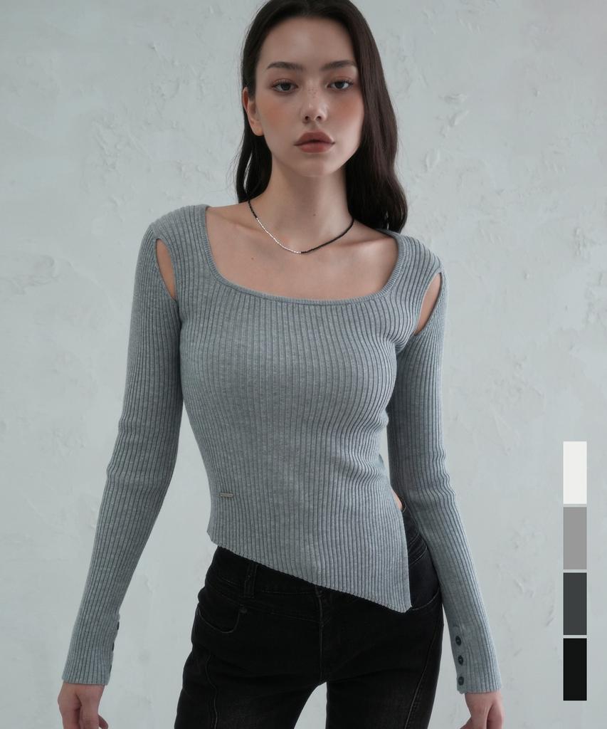 AVANDRESS Hilda Shoulder-Hole Knit - 4Col