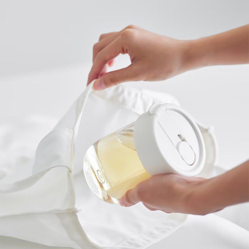 Ouleke 380ml Portable Glass Straw Sports Bottle