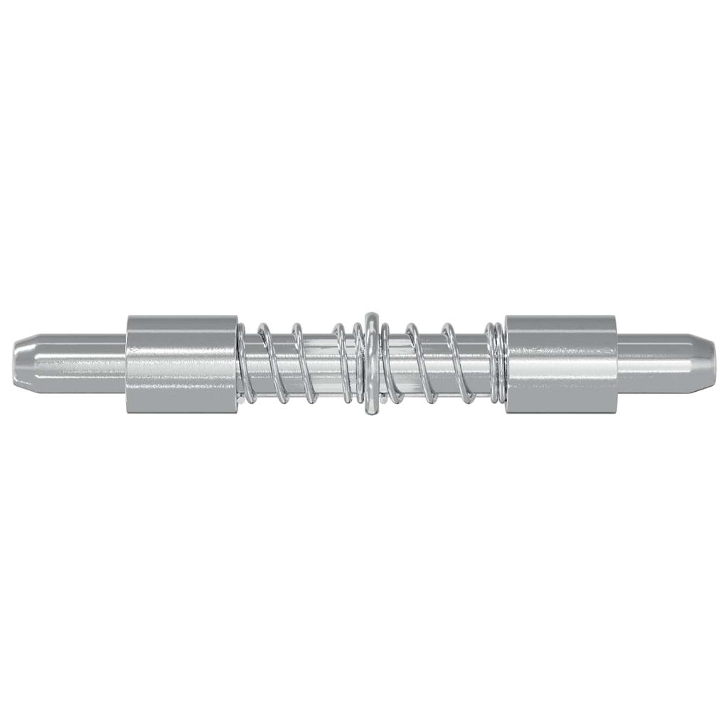 Latch 12 pcs Silver 46 x 17 x 1.2 mm Steel