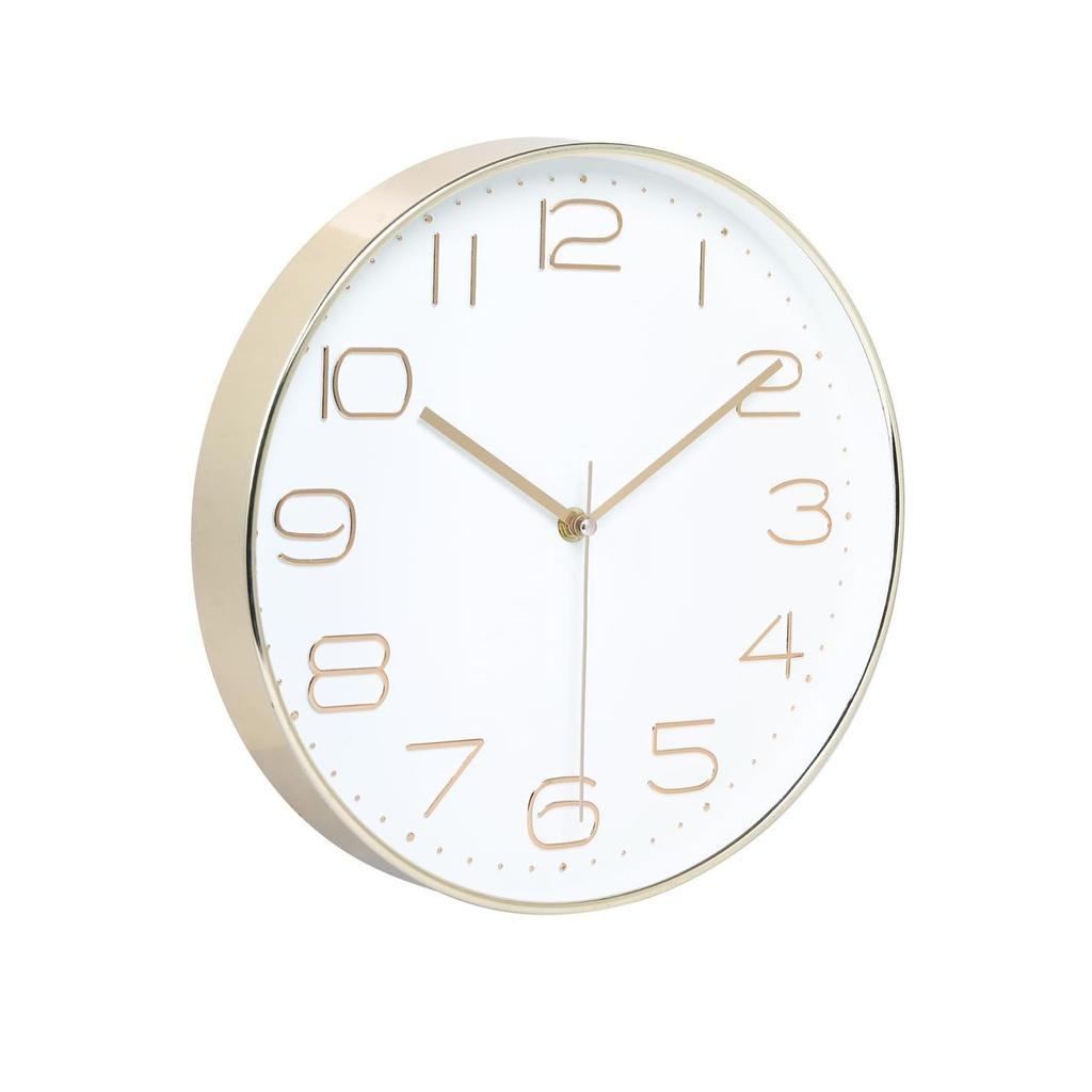 Luxusní provedení Moderní nástěnné hodiny s tichým plynulým quartzovým strojkem – 1 ks|12 palců|Dekorativní hodiny pro domov, kancelář,