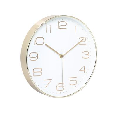 Luxury Finish Modern Wall Clock with Silent Non-Ticking Quartz Sweep Movement – 1pc|12 Inch|Decorative Clock for Home, Office,