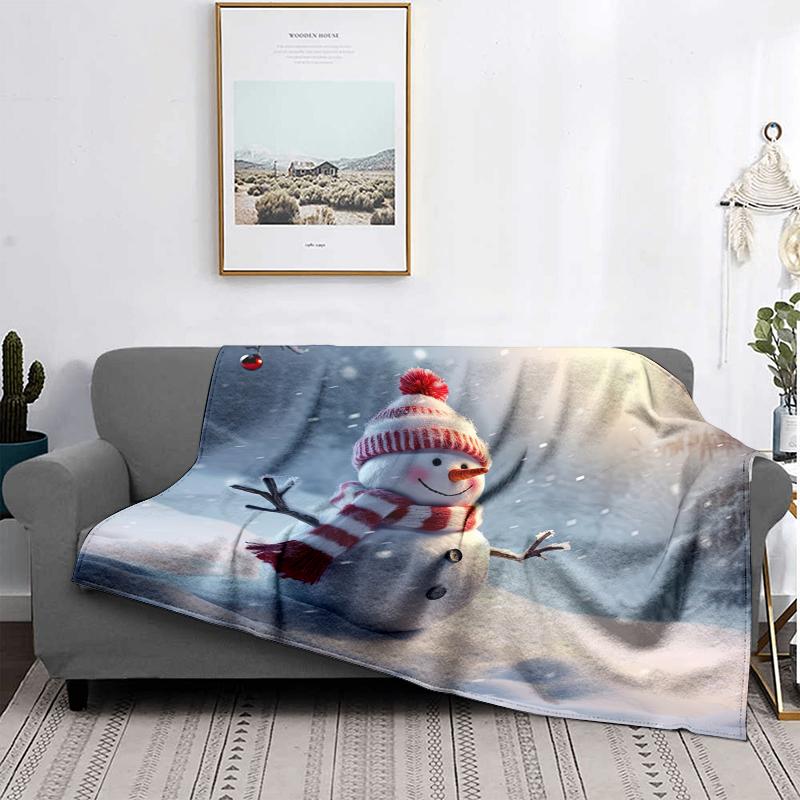 Hjemmedekorasjon plysj pledd sofateppe sengeteppe seng fluffy myke tepper dekor rutete moderne Halloween god jul vinter