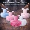 Professional Short Sleeve Ballet TuTu Dress Princes Dress Puffy Ballet Performance Costume Party Dance Dress Stage Wear