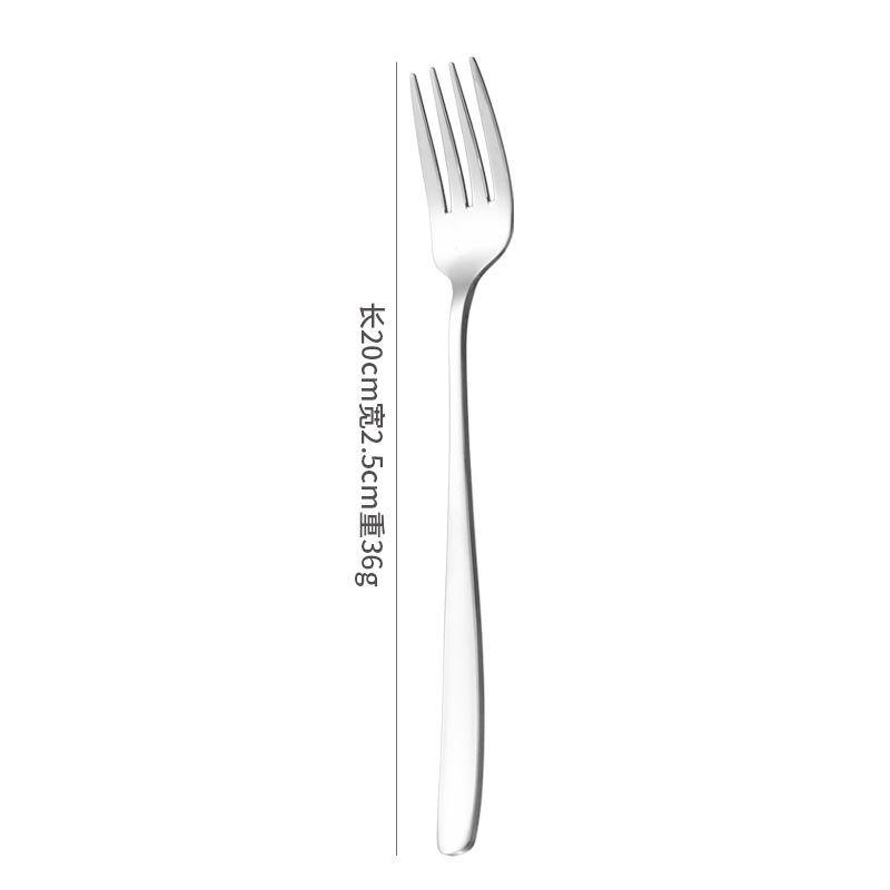 304 Stainless Steel Cutlery Set: Fork, Spoon, and Children's Feeding Spoon. Ideal for Dining, Drinking Soup, and Eating Noodles.