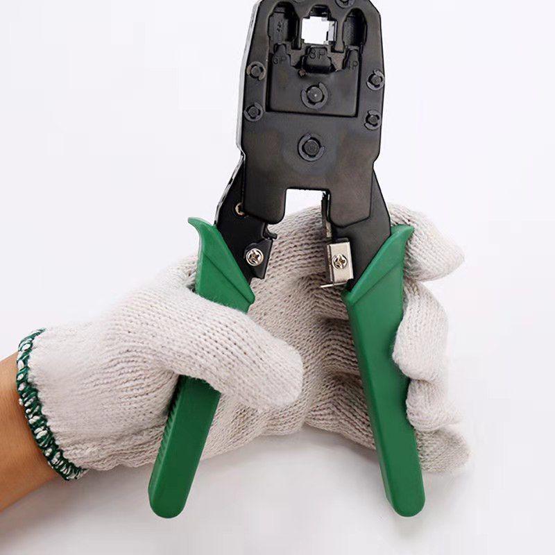 60 Pairs Thickened Cotton Yarn Work Gloves - Wear-Resistant Hand Protection with Free Shipping