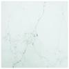 Day and Night - Day and Night Marble Design Table Top White Tempered Glass 60x60 Cm 6 Mm