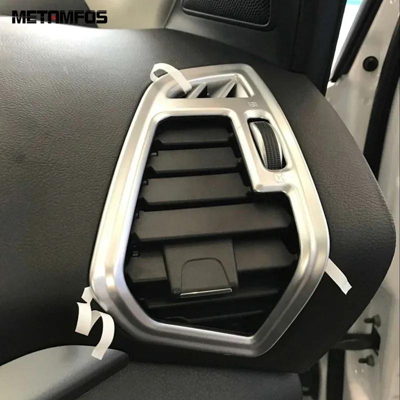 Side Front Air Condition Vent Outlet Cover Trim For Ford Kuga Escape 2016 2017 2018  Carbon Fiber Accessories Car Styling