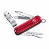 Victorinox Nail Clip 580 Red Transparent Outdoor Camping Outdoor Multi Tool Multi Tool Emergency Disaster Prevention Multi Convenient Compact Nail Cli