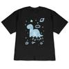 Minimalist Cute Dinosaur Doodle Graphic Tshirt Kawaii Space Print Short Sleeve Casual Tee For Women Y2k Korean Versatile Tops