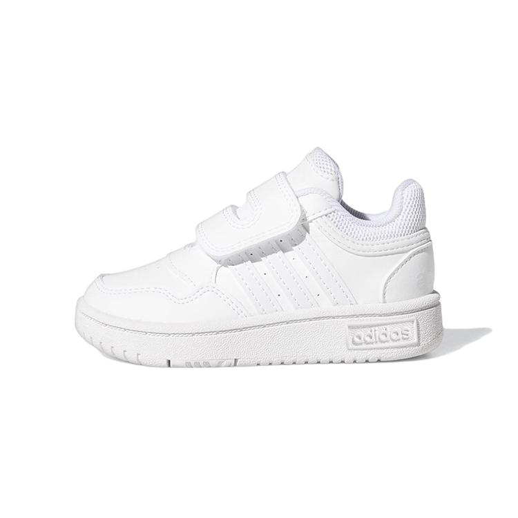 

Adidas Neo Hoops Slip Resistant Abrasion Resistant Low top Toddler Shoes White Baby GW0442 22