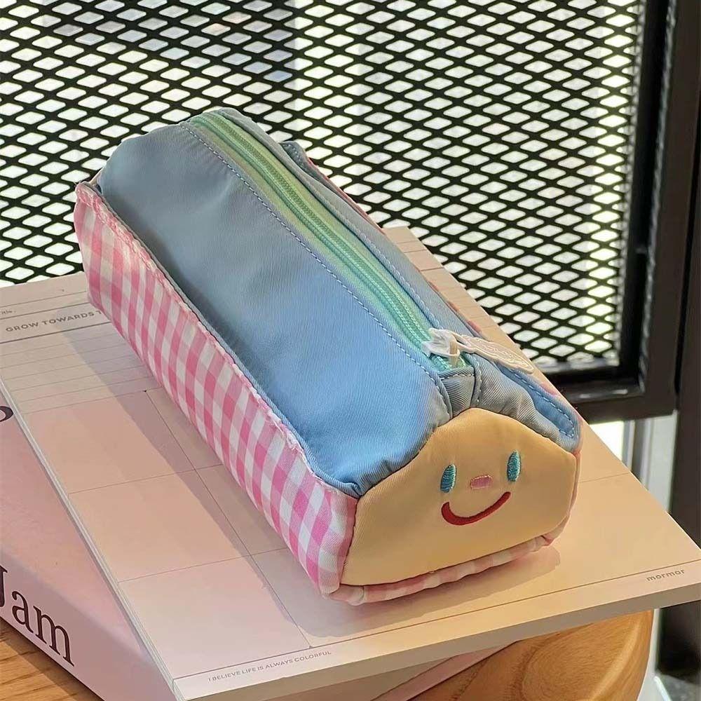 Aesthetic Lovely House Stationery Bag Large Capacity Pencil Pouch Korean Style Pencil Case  Student