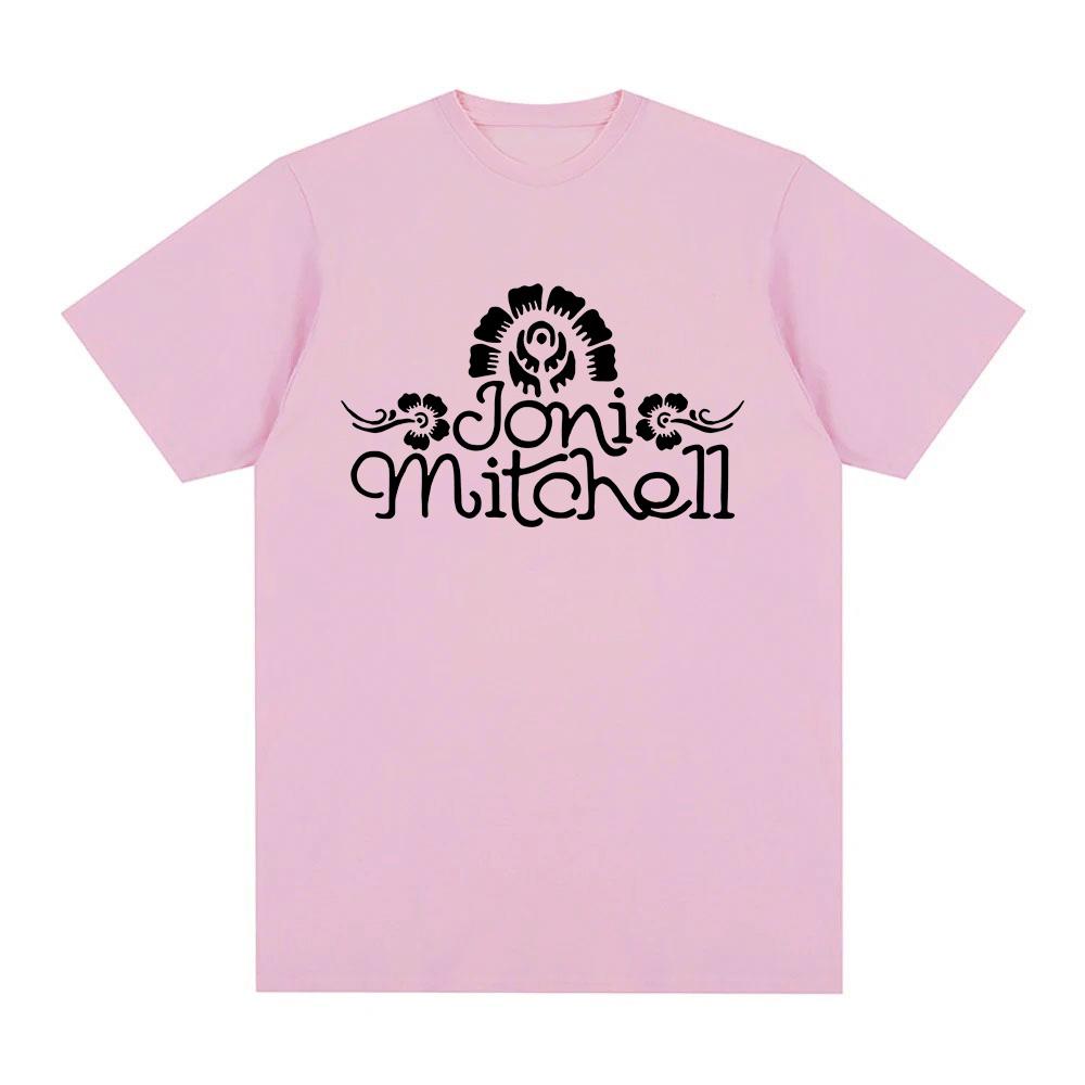 T-shirt Joni Mitchell Estate Girocollo Manica Corta Abbigliamento Cotone Donna T-shirt Casual Stampa Grafica Top