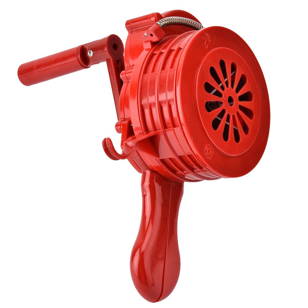 Portable Hand Crank Alarm Plastic Shell Manual Operated Air Raid Alarm