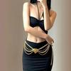 Elegant Heart Waist Chain Women Belly Chain Belt Lady Waist Jewelry Corset Chain