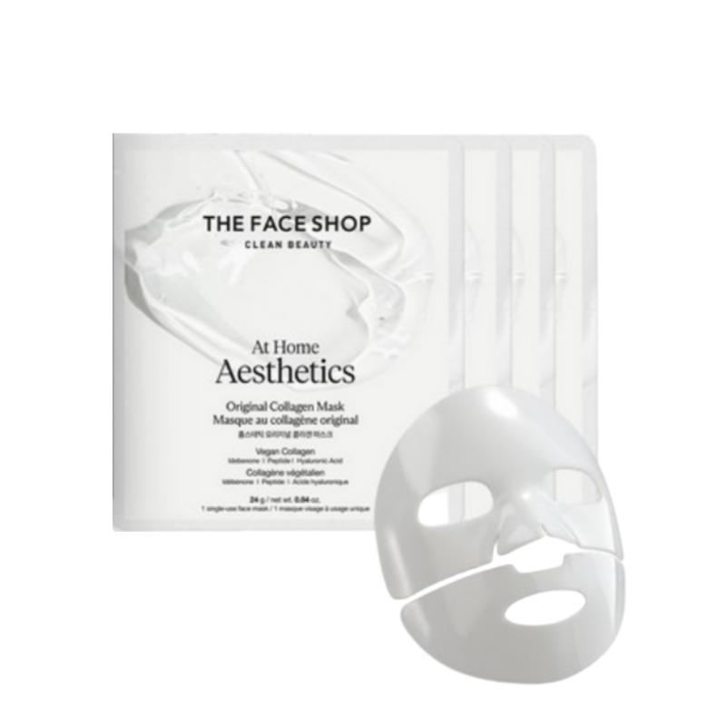 THE FACE SHOP Home Aesthetic Original Collagen Mask (4 Sheets)