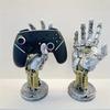 Cyberpunk Silverhand Mechanical Hand, Gaming Controller Holder Stand Punk Style Steampunk Modern Home Decor Resin Statue