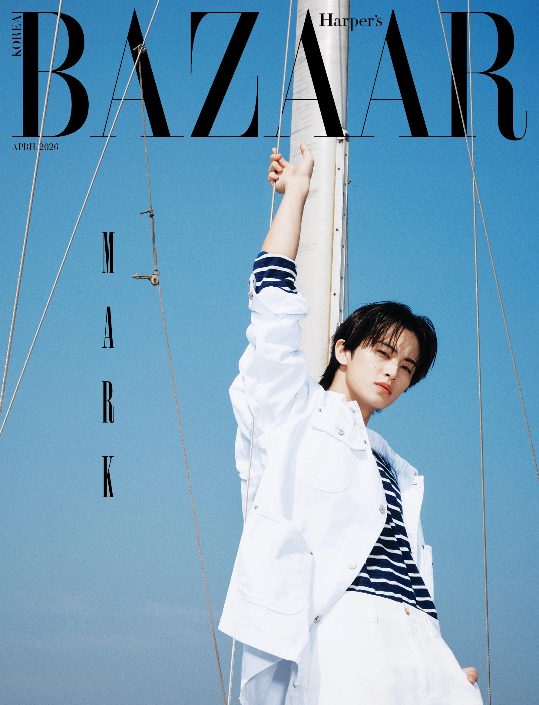 HARPER S BAZAAR Korea 2026 APRIL Mark, Kim Seon-ho, Moon Ga-young, KPOP, KSTAR Cover A
