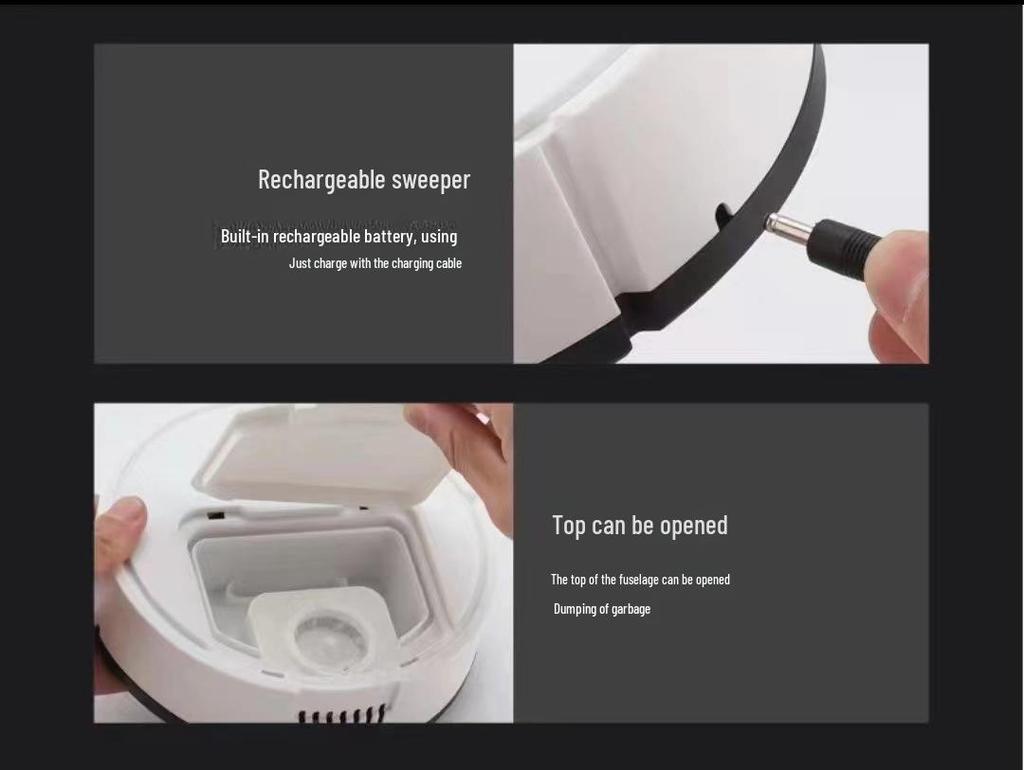 Aspirator robotic inteligent de ultimă generație cu mop de podea reîncărcabil