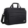Unisex Water-Resistant Oxford 15.6" Laptop Briefcase - Large Capacity Business Handbag with Shoulder Strap