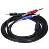 TC195BULS01 3.5mm to Dual 1 4in Monophonic Audio Adapter Cable for Audio Equipment 3m