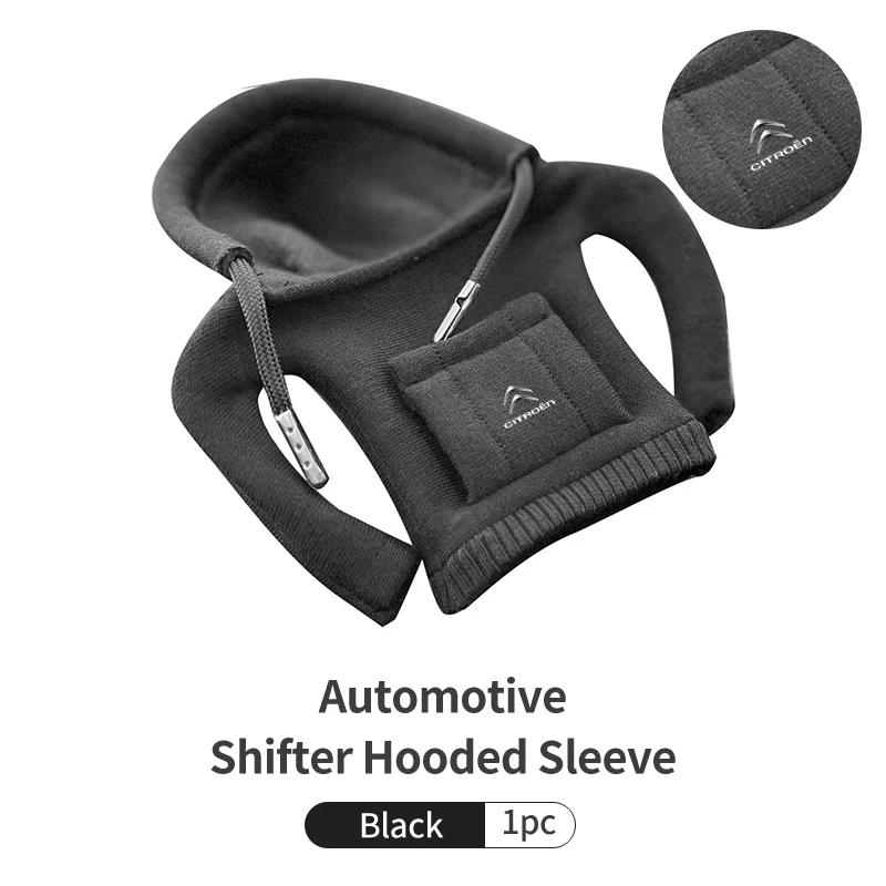 Hoodie Car Gear Shift Cover Fashion Manual Handle Change Lever For Citroen C5 C1 C2 C6 C4L DS3 DS4 DS5 C-Elysee Grand Berlingo KR8