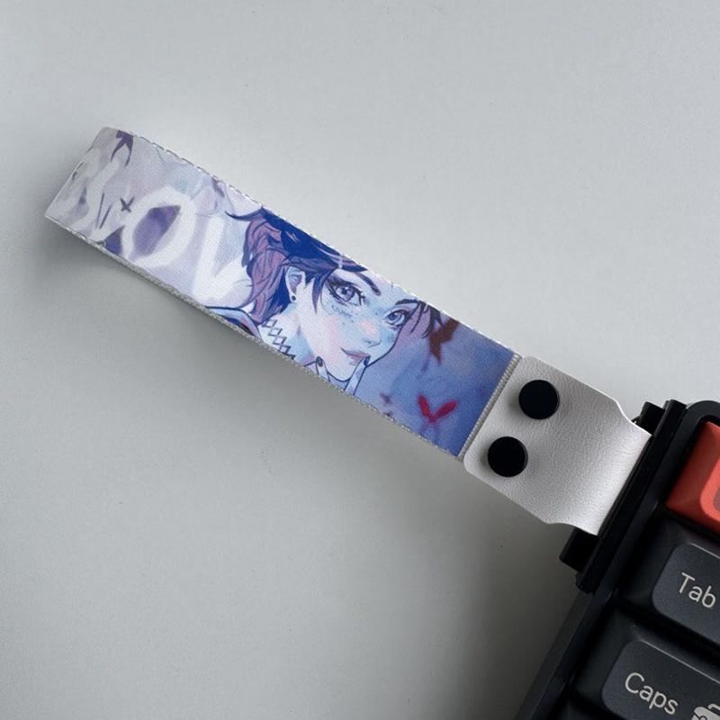 1Pcs Keyboard Ribbon Decorative Strip Customization Magnetic Axis Keyboard Strap Wooting Atk68 Drunkdeer Looting Decor