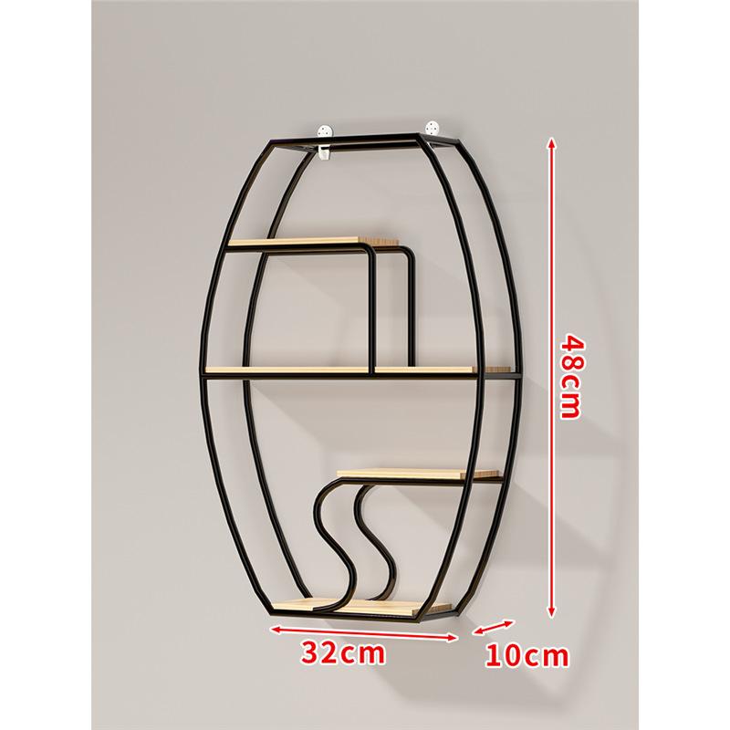 Iron Wall Shelves Simple Wall Storage Display Shelf Books Corner Living Room Organizer Room Decorations Interior Accessories