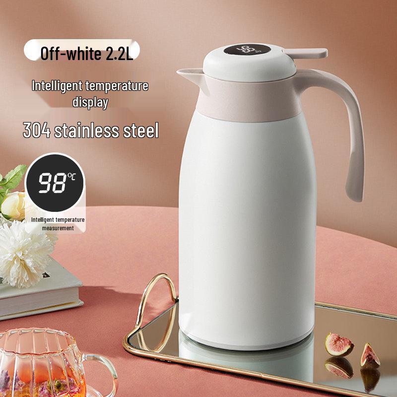 Stainless Steel Thermos Flask - Large Capacity Hot Water Bottle for Home Use