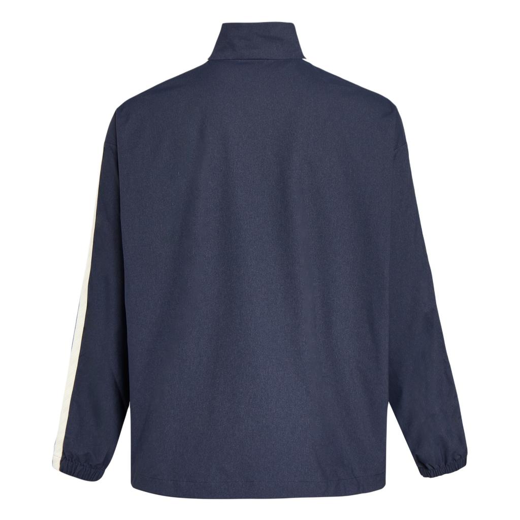 Adidas Jaqueta Jeans St 3St UPF50+ Secagem Rápida Jeans Esportiva Listrada Solta Manga Longa Jaqueta Masculina KR2547