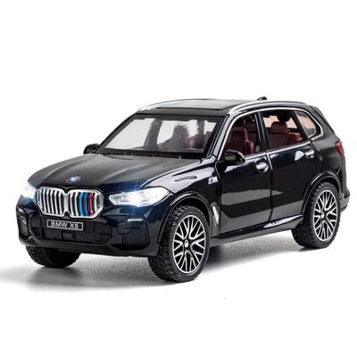 Modèle de Voiture en Alliage SUV BMW X5 1/32 Moulé Sous Pression et Véhicules Jouets Modèle de Voiture Jouet en Métal Simulation Son et Lumière Collection Cadeau