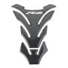 3D Carbon Fiber For YZF R6 YZF-600 Tank Decal Protector Pad Sticker White