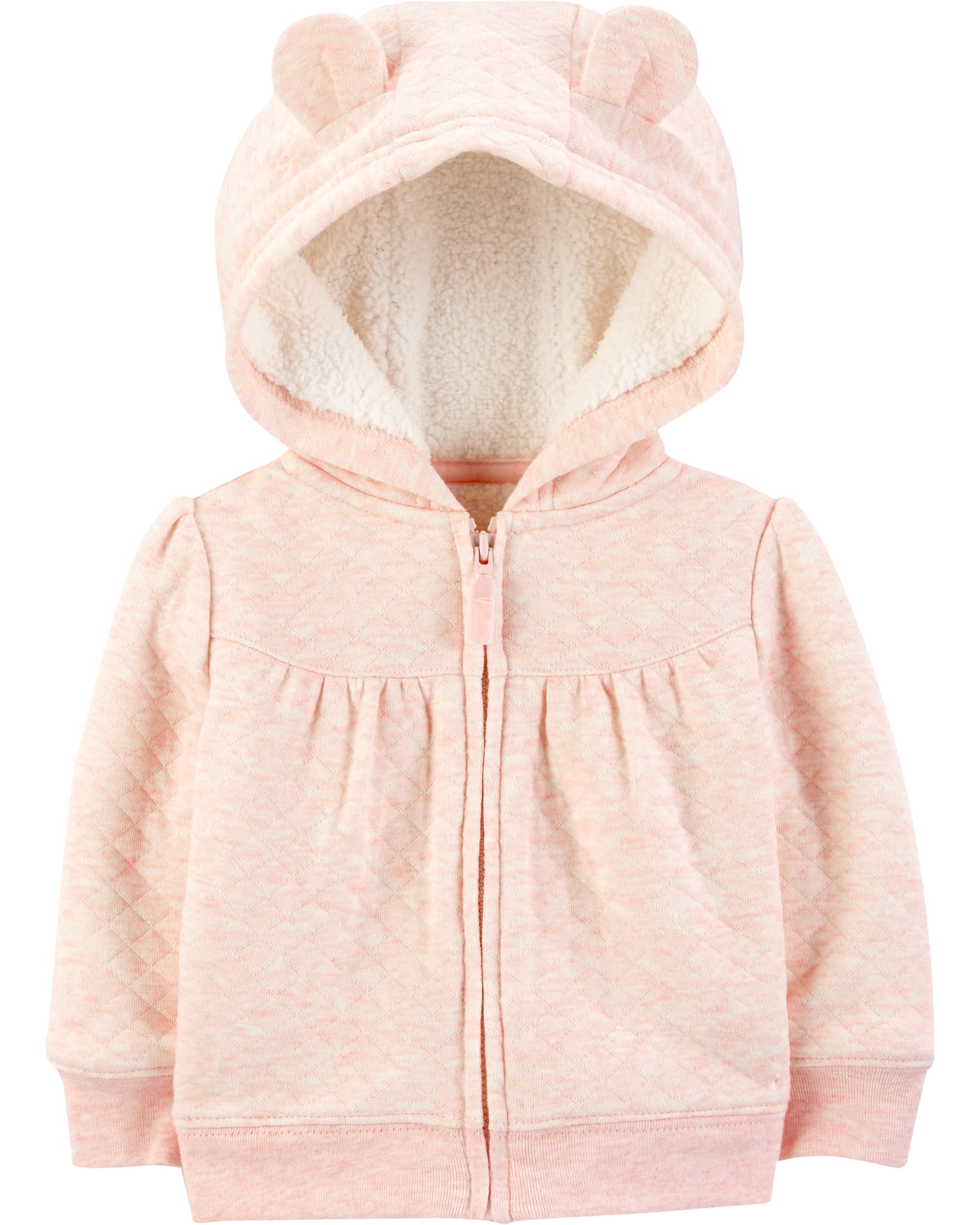 

Simple Joys by Carter s Hooded Sherpa-Lined Outerwear, Baby Pink, Sizes 55-61