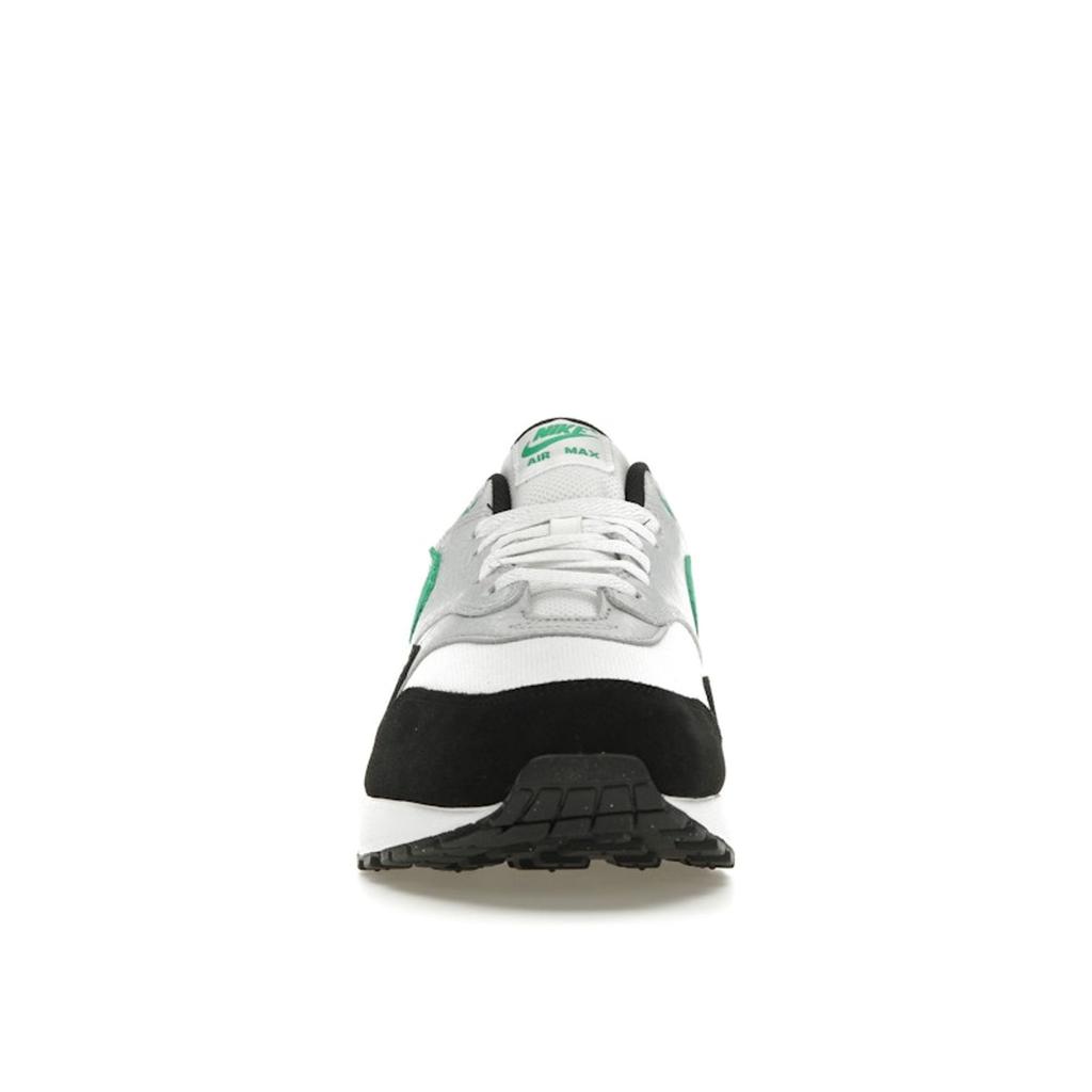 Nike Air Max 1 juodi stadiono žali vyriški sportbačiai balti grynai platininiai FN6952-100