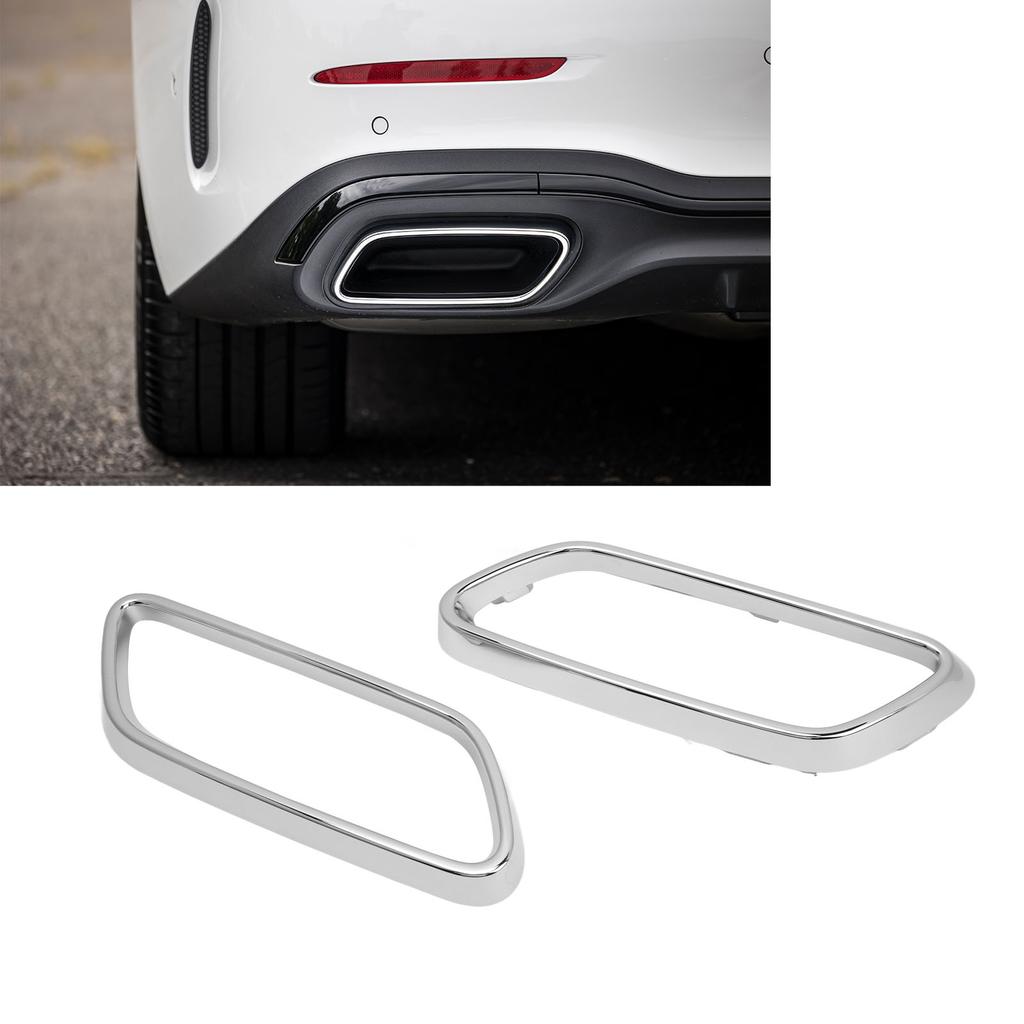 Exhaust Tip Cover Trims Bezel Replacement for C‑Class W206 06 Line 2022 Onwards