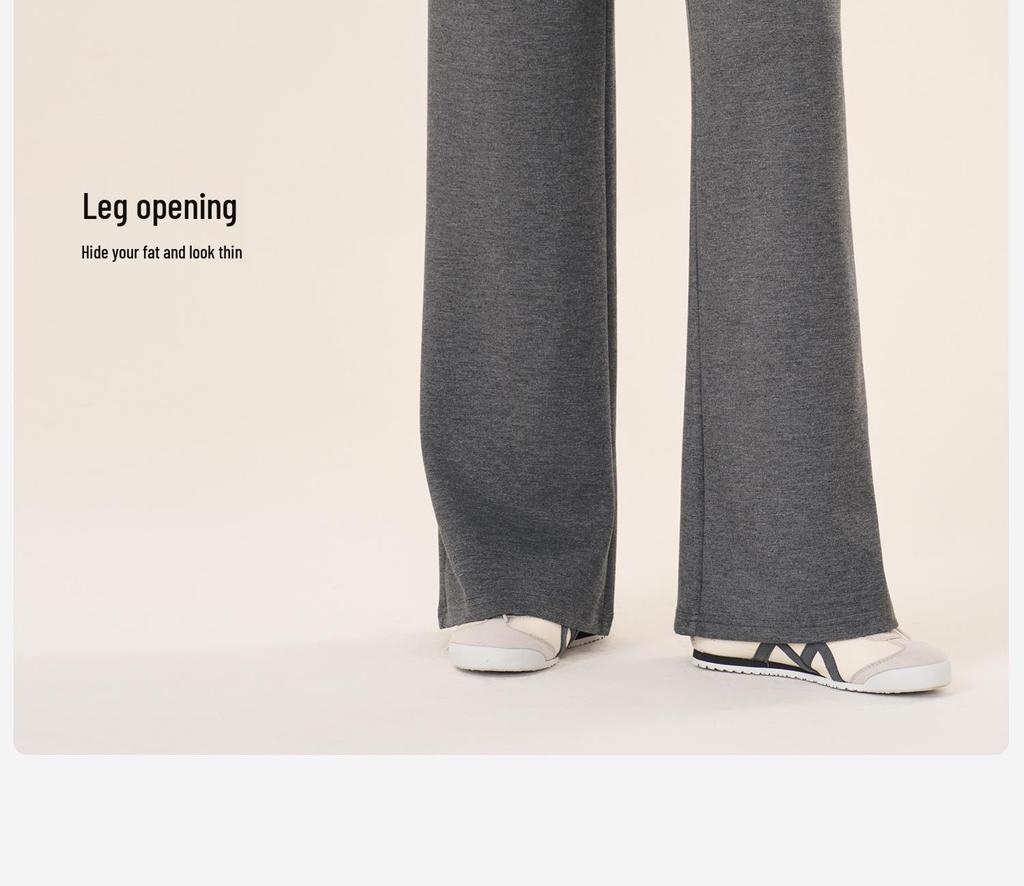 Petite Black Wide-Leg Maternity Pants - Non-Constricting for Spring & Autumn 2025