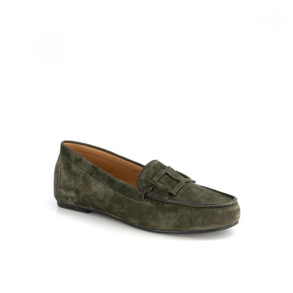 Daks Women Shoes Cross Leather Casual Loafer Khaki Dlf514da63 250Khaki DA63 18717₽