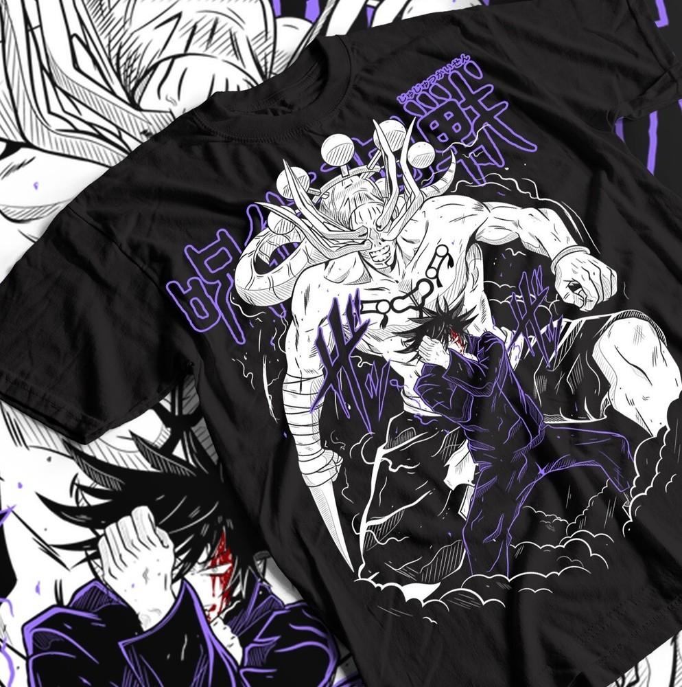 

Jujutsu Kaisen Megumi T-shirt, Itadori Yuji Tee, Gojo Satoru Horror Shirt, Panda 4XL