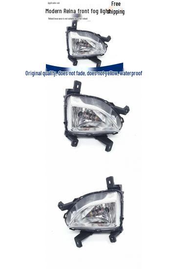 Compatible Fog Light Assembly for 17-19 Rio Models - Front Bumper Bracket, Left & Right Premium, Left Driver Side