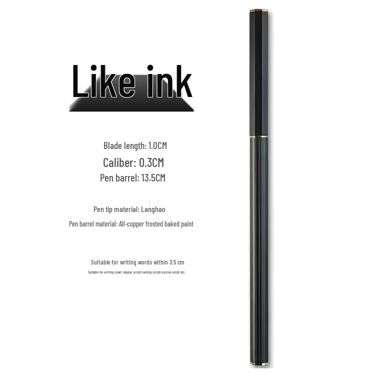 Morandi Portable Refillable Brush Pen: Soft Brush for Calligraphy & Sutras, Regular Script Style