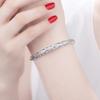 Silver-plated Bracelet S925 Silver Bracelet Wedding Bracelet for Women, Versatile, Fashionable and Young, Push-pull Adjustable Bracelet