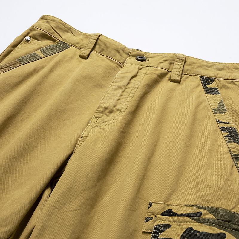 JAYSCE Pánské módní šortky Bavlna Ležérní Léto Pracovní Combat Kalhoty Klasické krátké Oversized Cargo Kalhoty Letní plážové kalhoty