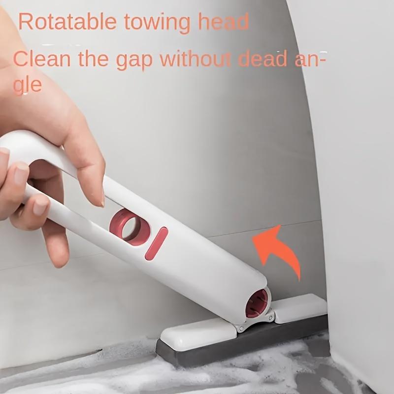 1Pc mini sponge mop with replaceable head, super absorbent, portable multi-purpose cleaning for desktop, car, bathroom, window and glass