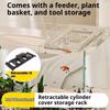 Punch-free Fish Tank Storage Rack Durable Retractable Tool Holder  Reptile Terrarium